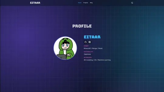  screenshot of the Portfolio